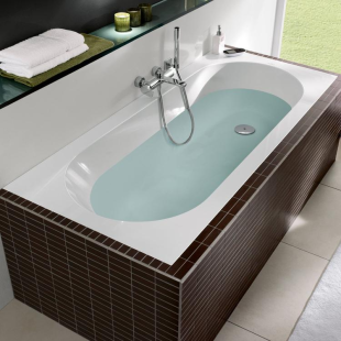 Ванная квариловая прямоугольная VILLEROY & BOCH Oberon 180x80см UBQ180OBE2V-01 + ножки U99740000