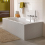 Ванна кварилова прямокутна VILLEROY & BOCH Oberon 180x80см UBQ180OBE2V-01 + ніжки U99740000
