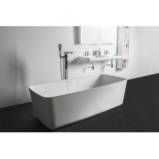 Ванна VOLLE отдельностоящая каменная Solid surface 1680*800*530 мм, 12-40-034