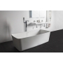 Ванна VOLLE отдельностоящая каменная Solid surface 1680*800*530 мм, 12-40-034