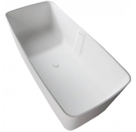 Ванна VOLLE отдельностоящая каменная Solid surface 1680*800*530 мм, 12-40-034