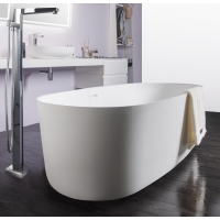 Ванна VOLLE отдельностоящая каменная Solid surface 1680*800*530 мм, 12-40-036