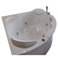 Ванна акрилова гідро-аеромасажна Volle 150x150x63см кутова 12-88-103A