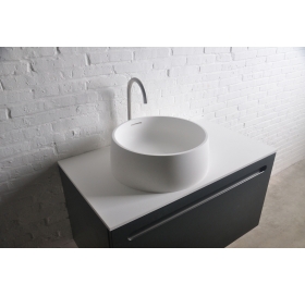 Раковина накладная VOLLE Solid surface, 13-40-468