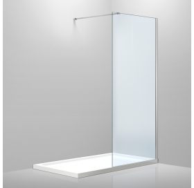 Стенка для душа VOLLE WALK-IN 1200*2000 мм, каленое прозрачное стекло 8мм, 18-08-120H