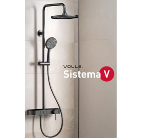 Душевая система Volle SISTEMA V, Серый 1593.090105