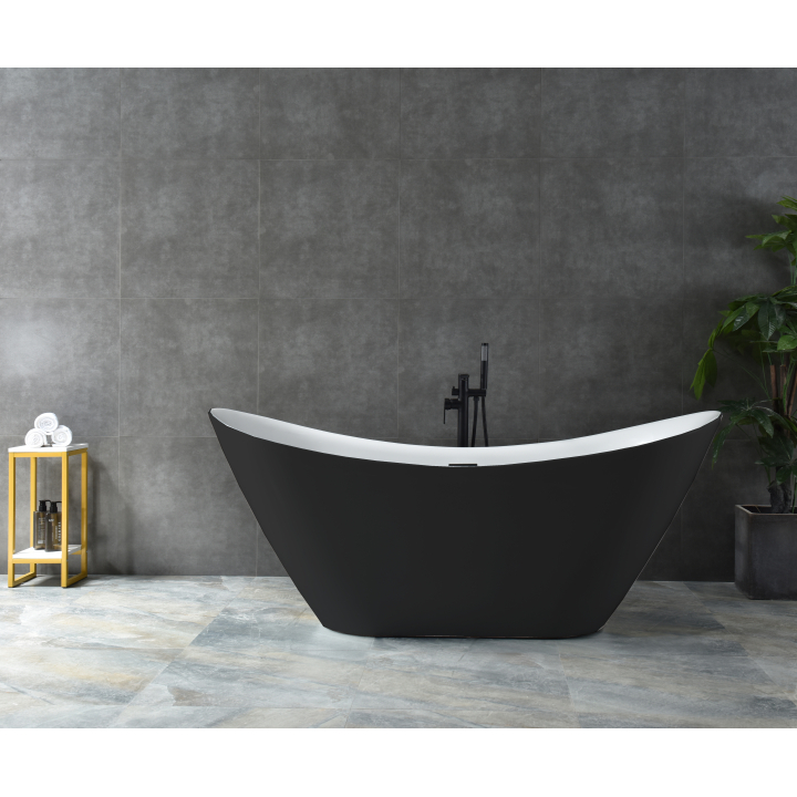 Ванна окремостояча Insana Amina Black WB 170 x 75 x 72 ( А0058050 )