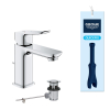 Змішувач для раковини Grohe QuickFix Dice S-Size 1018560000 з донним клапаном