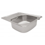 Кухонна мийка Kroner KRP Satin - 5848 (0.8 мм) CV022777