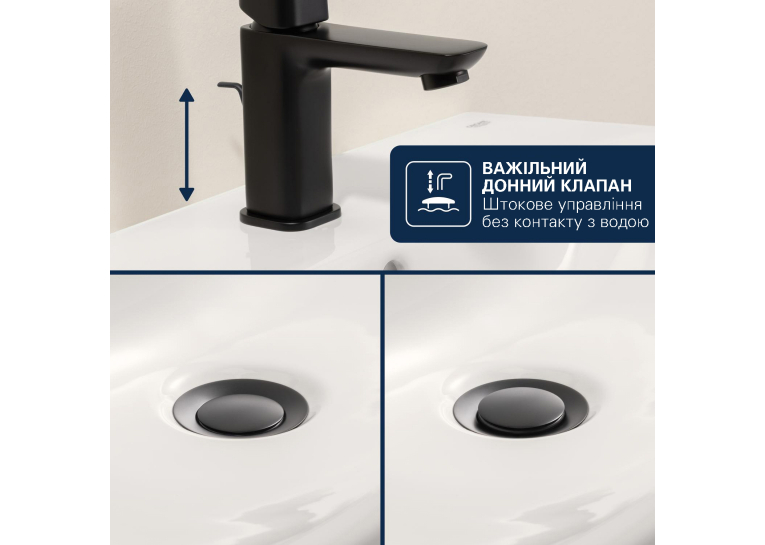 Змішувач для біде Grohe QuickFix Dice (чорний матовий) 1018772430