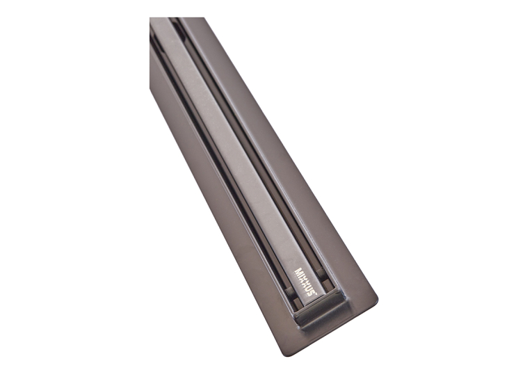 Душовий трап з нерж. сталі SUS304 Mixxus Drain-05-80-Slim Black (30x800мм) (Чорний) (MI6171)