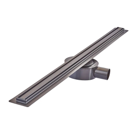 Душевой трап с нерж. стали SUS304 Mixxus Drain-05-80-Slim Black (30x800мм) (Черный) (MI6171)