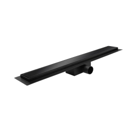 Душовий трап із нержавіючої сталі Koer FD08-70x600-Glass Black 70x600мм зі скла.