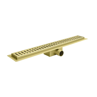Душовий трап із нержавіючої сталі SUS304 Koer FD35-70x600-Brushed Gold (AC0717)