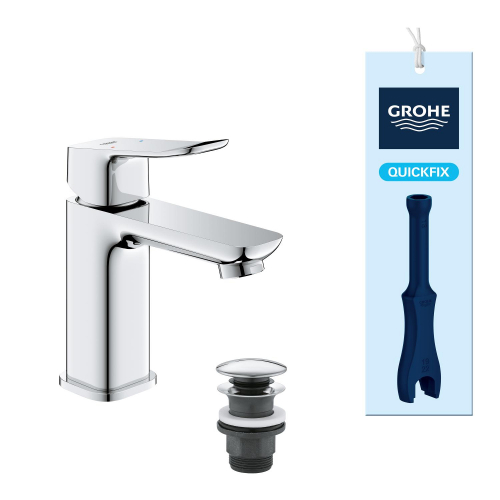 Змішувач для раковини Grohe QuickFix Dice S-Size 1018570000 з донним клапаном
