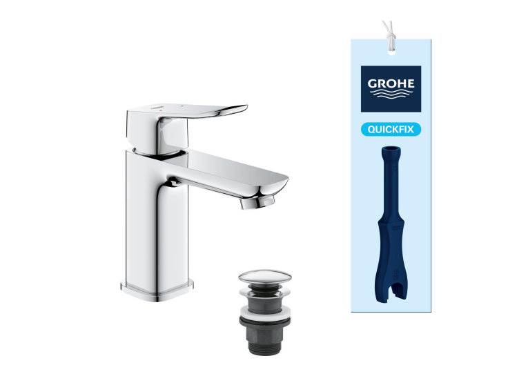 Смеситель для раковины Grohe QuickFix Dice S-Size 1018570000 с донным клапаном
