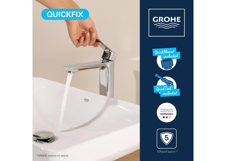 Смеситель для раковины Grohe QuickFix Dice XL-Size 1018920000