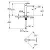 Смеситель для раковины Grohe QuickFix Dice XL-Size 1018922430