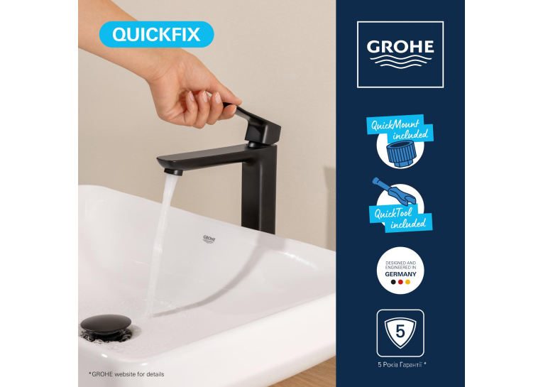 Смеситель для раковины Grohe QuickFix Dice XL-Size 1018922430