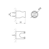 Тримач для душу Kroner Element 2840872901Z-0101 CV036164