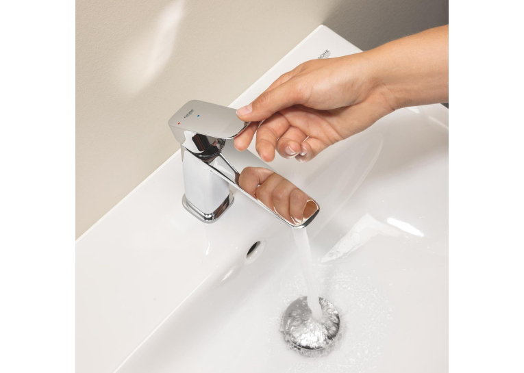 Змішувач для раковини Grohe QuickFix Dice ES S-Size 1018610000 з донним клапаном