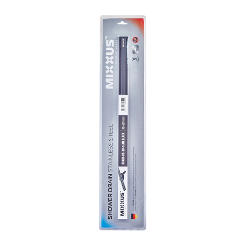 Душовий трап з нерж. сталі SUS304 Mixxus Drain-05-60-Slim Black (30x600 мм) (Чорний) (MI6169)