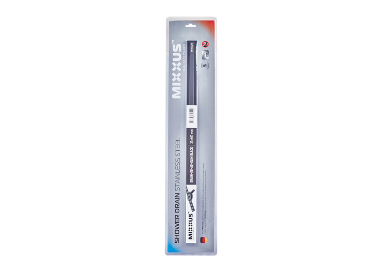 Душовий трап з нерж. сталі SUS304 Mixxus Drain-05-60-Slim Black (30x600 мм) (Чорний) (MI6169)