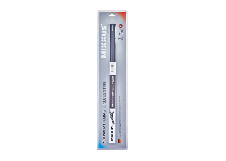Душовий трап з нерж. сталі SUS304 Mixxus Drain-05-60-Slim Black (30x600 мм) (Чорний) (MI6169)