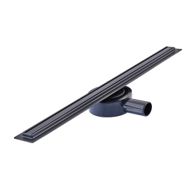 Душевой трап с нерж. стали SUS304 Mixxus Drain-05-60-Slim Black (30x600 мм) (Черный) (MI6169)