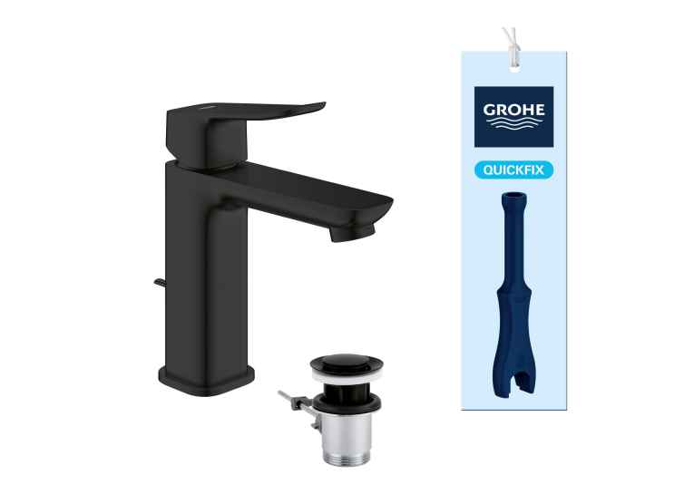 Змішувач для раковини Grohe QuickFix Dice M-Size 1018322430 з донним клапаном