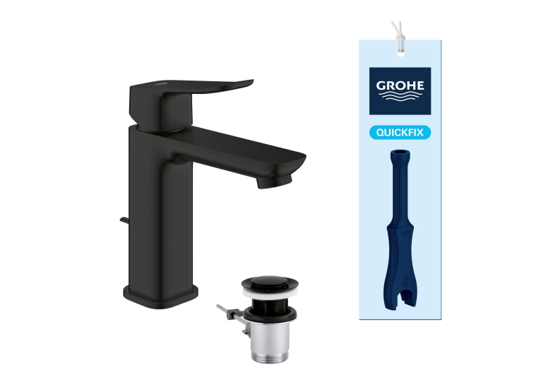 Змішувач для раковини Grohe QuickFix Dice M-Size 1018322430 з донним клапаном