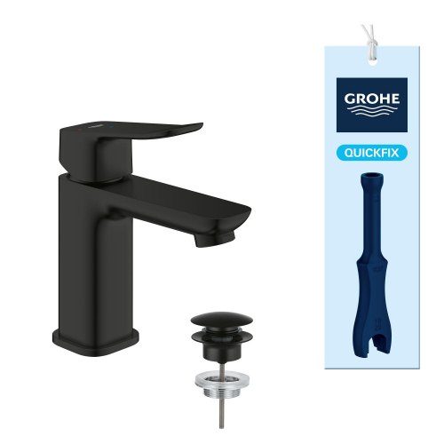 Змішувач для раковини Grohe QuickFix Dice ES S-Size 1018612430 з донним клапаном