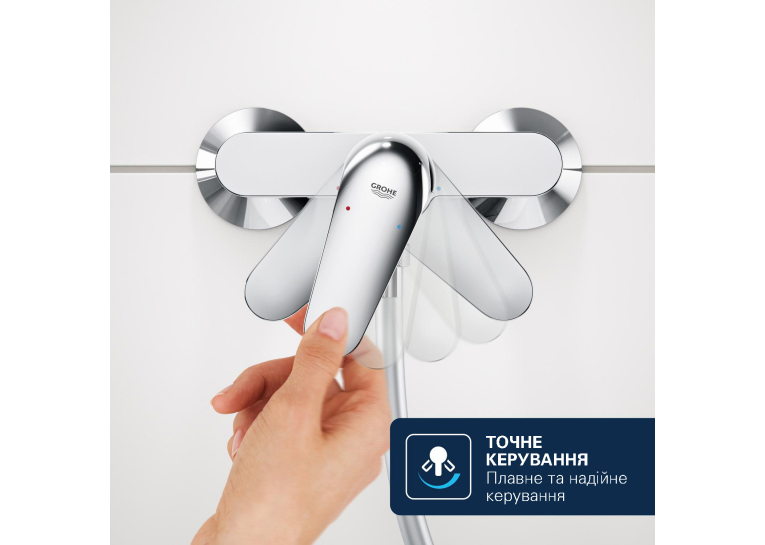 Смеситель для ванны Grohe QuickFix Dice 1018720000