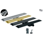 Душовий трап із нержавіючої сталі SUS304 Koer FD35-70x900-Black (KR4749)