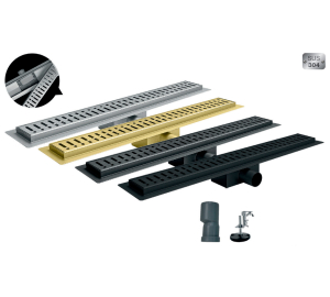 Душевой трап из нержавеющей стали SUS304 Koer FD35-70x500 (KR3267)