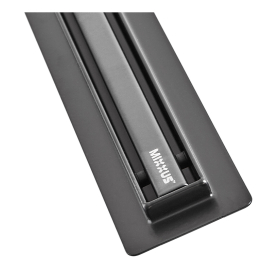 Душевой трап с нерж. стали SUS304 Mixxus Drain-05-70-Slim Black (30x700 мм) (Черный) (MI6170)