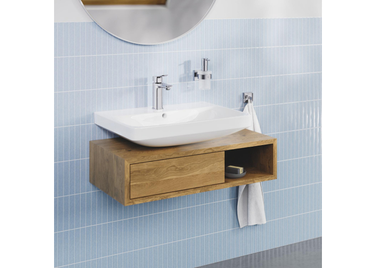 Змішувач для раковини Grohe QuickFix Dice ES M-Size 1018360000 з донним клапаном