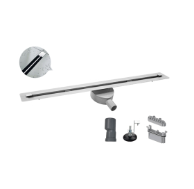 Душевой трап "Тонкий" из нержавеющей стали SUS304 Koer FD07-20x700-Slender (KR5136)