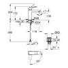 Смеситель для раковины Grohe QuickFix Dice ES M-Size 1018362430 с донным клапаном