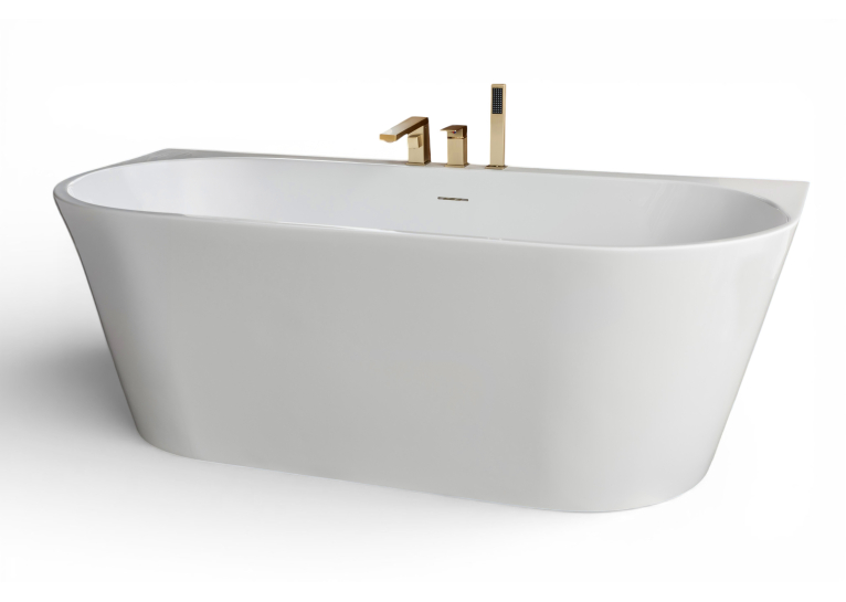 Ванна окремостояча Insana WB-Celica F gold 170x80x58  + Змішувач Insana Золото ( А0060801 )