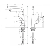 Змішувач для кухні Hansgrohe Talis Select S 72820000 (Пошкоджене пакування)
