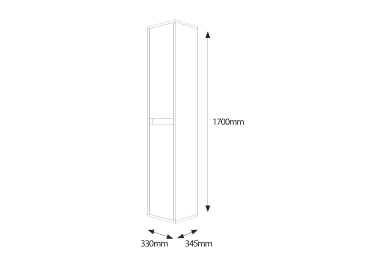 Пенал Botticelli Torino TrP-170 Білий