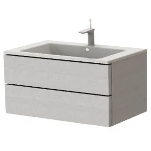 Тумба Botticelli Rimini Rm-80 біла з умивальником Marlen-80