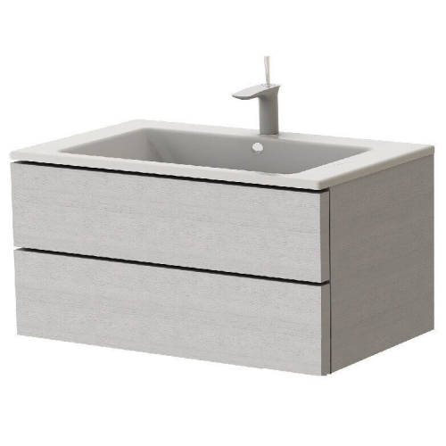 Тумба Botticelli Rimini Rm-80 біла з умивальником Marlen-80