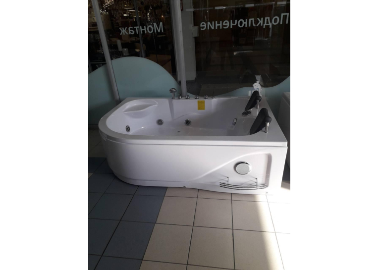 Ванна IRIS TLP-631R кутова права з гідромасажем 180*120*66 см