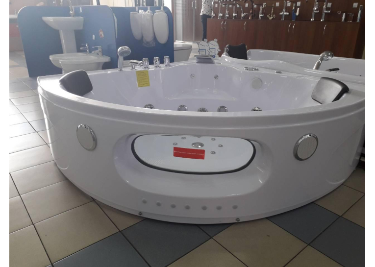 Ванна IRIS TLP-638 кутова з гідро та аеромасажем 152*152*63 см