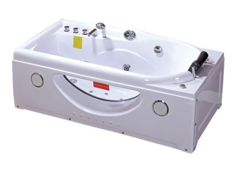 Ванна IRIS TLP-634-G прямокутна з гідромасажем 168*85*66 мм