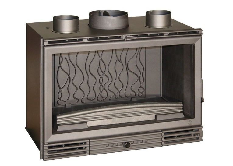 Піч-камін INVICTA 800 Vision Totale Turbo Антрацит 9682-44