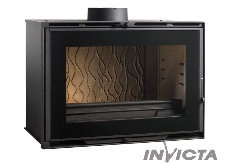Піч-камін INVICTA 800 Grande Angle Turbo Антрацит 9688-43