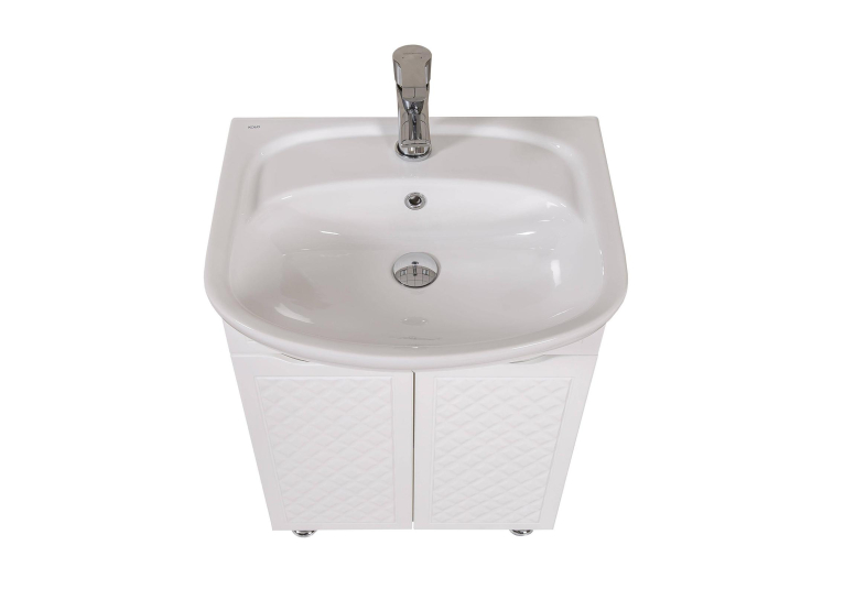 Тумба AQUA RODOS Родорс з умивальником Нова 55 см, АР000040360 (Білий)